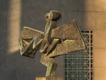 Expo 67 Canadian Pavilion Sculpture - Flight! in Ottawa, Canada -  a urban photo
