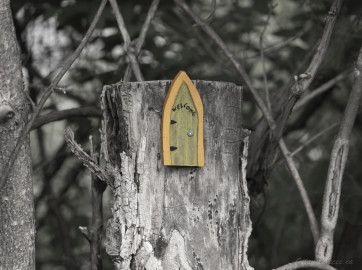 Pixie Houses along trail to Vimy Bridge in Ottawa, Canada -  a landscape photo